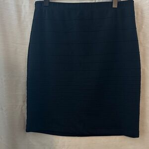 Margaret M Black Pencil Skirt